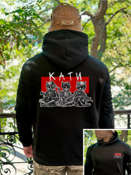 Худи на флисе "КАТИ" Чорний S фото