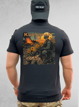 Футболка "Kupyansk" Чорний S фото