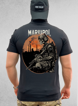 Футболка "MARIUPOL" Чорний S фото