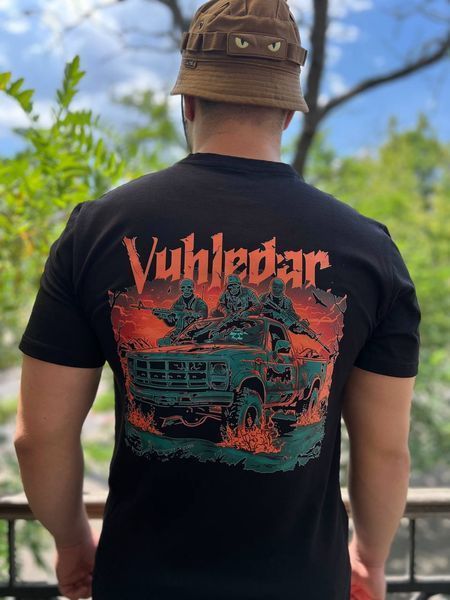 Футболка "Vuhledar" Чорний S фото