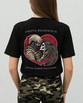 Футболка "Смерть вклониться " Чорний S фото